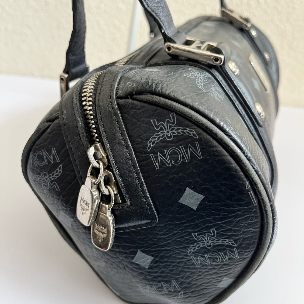 MCM Black Satchel - Picture 3 of 14